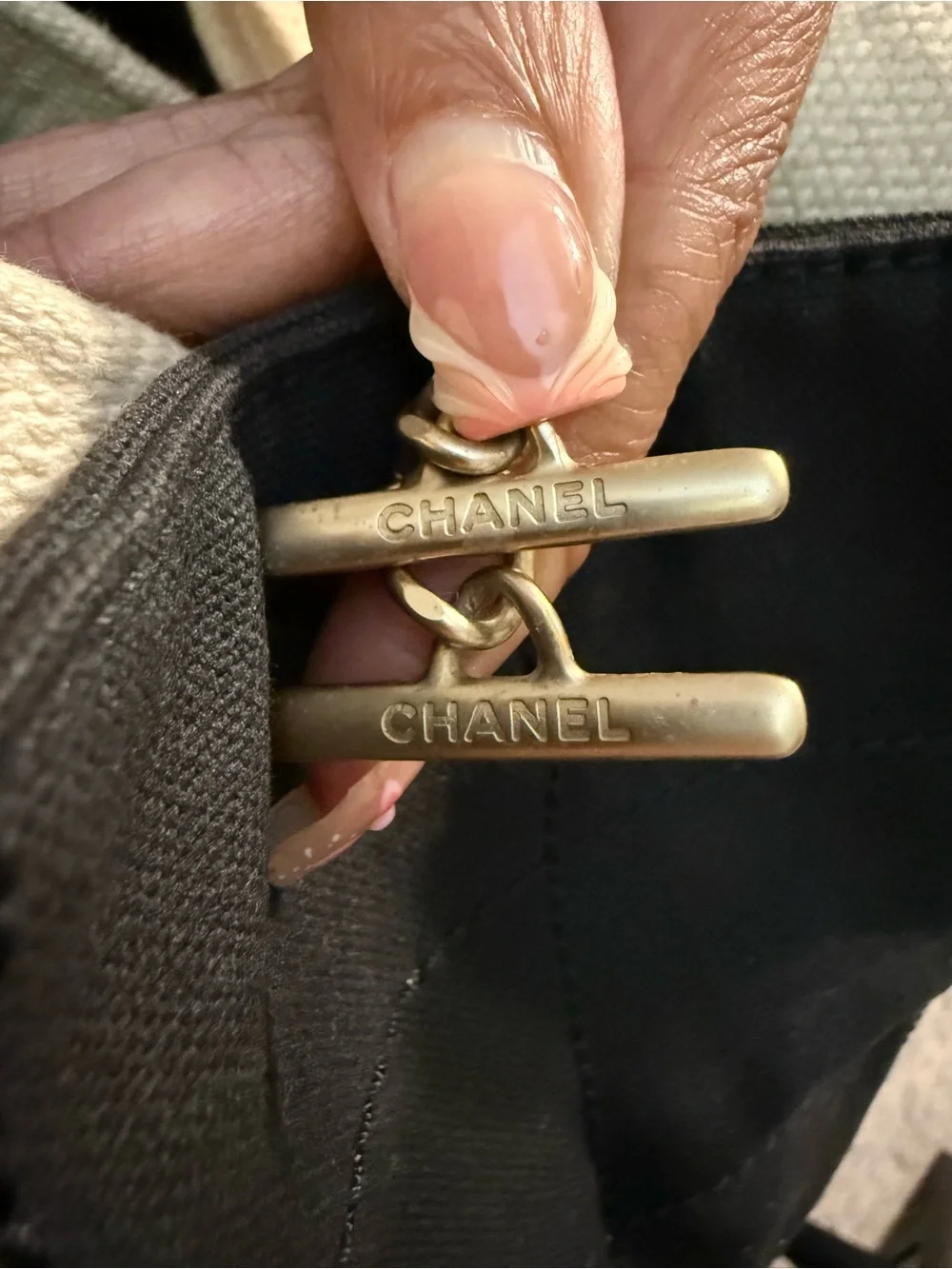Chanel Sport Line Canvas & Suede Bag